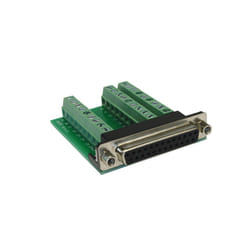 EXSYS EX-49030 changeur de genre de câble 25p D-SUB 27p Vert, Argent