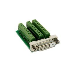 EXSYS EX-49050 changeur de genre de câble DVI 27p Vert, Argent