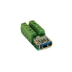 EXSYS EX-49060 changeur de genre de câble USB 3.0 10p Vert, Argent