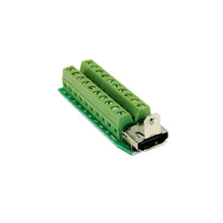 EXSYS EX-49065 changeur de genre de câble HDMI 20p Vert, Argent