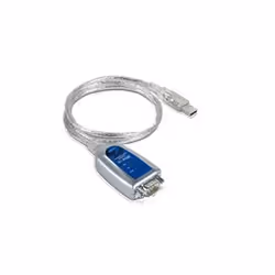 Moxa UPort 1150, Argent, USB Type-A, DB-9, Mâle, Mâle, 65 g