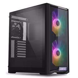 Lian Li Lancool-215, Midi Tower, PC, Noir, Transparent, ATX, EATX, ITX, Mini-ATX, SGCC, Verre trempé, Jouer