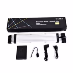 Lian Li Strimer Plus Triple 8-Pin, 0,3 m, PCI-E (8-pin), PCI-E (8-pin), Mâle, Mâle, Droit
