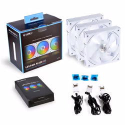 Lian Li UNI Fan AL120, Ventilateur, 12 cm, 800 tr/min, 1900 tr/min, 28,3 dB, 64,5 cfm