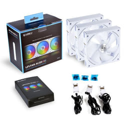 Lian Li UNI Fan AL120 Boitier PC Ventilateur 12 cm Blanc 3 pièce(s)