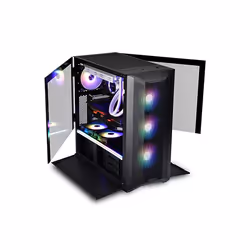 Lian Li LANCOOL II MESH RGB Midi Tower Noir, Transparent