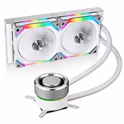 Refroidisseur liquide - LIAN LI - GALAHAD 240 SL v2 - ARGB blanc - Compatible Intel et AMD - Aluminium usiné
