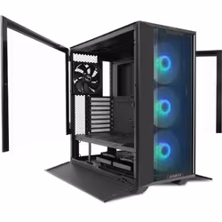 Lian Li LANCOOL III Midi Tower Noir, Transparent