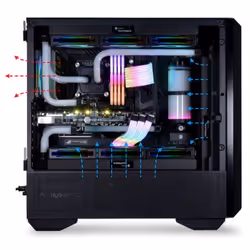 Lian Li LANCOOL III Midi Tower Noir, Transparent - Vue supplémentaire 7