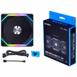 Lian Li UNI FAN SL V2 120 Boitier PC Ventilateur 12 cm Noir 1 pièce(s)