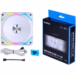 Lian Li UNI FAN SL V2 120 Boitier PC Ventilateur 12 cm Blanc 1 pièce(s)
