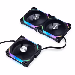 Lian Li UNI FAN SL V2 120, Ventilateur, 12 cm, 2000 tr/min, 29,2 dB, 64,5 cfm, Noir