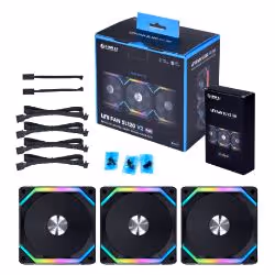 Lian Li UNI FAN SL V2 120 Boitier PC Ventilateur 12 cm Noir 3 pièce(s)