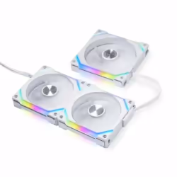 Lian Li UNI FAN SL V2 120, Ventilateur, 12 cm, 2000 tr/min, 29,2 dB, 64,5 cfm, Blanc