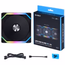 Lian Li UNI FAN SL V2 140 Boitier PC Ventilateur 14 cm Noir 1 pièce(s)