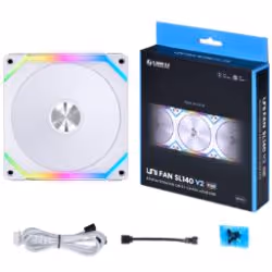 Lian Li UNI FAN SL V2 140 Boitier PC Ventilateur 14 cm Blanc 1 pièce(s)