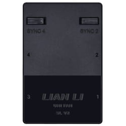 Lian Li UNI HUB – SLV2 contrôleur de vitesse du ventilateur 16 canaux Noir, Blanc