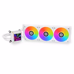 Lian Li GA II LCD, Kit de refroidissement du liquide, 36 cm, Blanc
