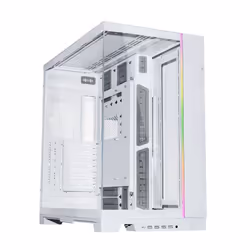 Lian Li O11 Dynamic EVO XL, Tower, PC, Blanc, ATX, EATX, micro ATX, Mini-ITX, Aluminium, Acier, Verre trempé, Bleu, Vert, Rou ...