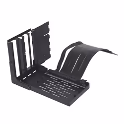 Lian Li Kit GPU vertical universel à 4 emplacements (avec Riser Gen 4), Universel, Kit GPU, Acier, Noir, 20 cm, 188 mm