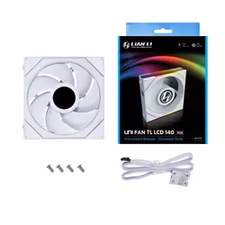 Lian Li UNI FAN TL LCD, Ventilateur, 14 cm, 400 tr/min, 1600 tr/min, 28,5 dB, 68,1 cfm