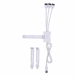 Lian Li PW-U2TPAW, USB Type-A, 3 x IDC (9 pin), Mâle, Mâle, Droit, Droit