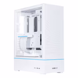Lian Li SUP01, Tower, PC, Blanc, ATX, ITX, micro ATX, Acier, Verre trempé, Jouer