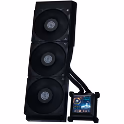 Lian Li HydroShift LCD 360S, Refroidisseur de liquide tout-en-un, 12 cm, 200 tr/min, 2500 tr/min, Noir