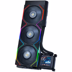 Lian Li HydroShift LCD 360S Boitier PC Refroidisseur de liquide tout-en-un 12 cm Noir