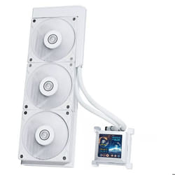 Lian Li HSLCD36SW système de refroidissement d’ordinateur Boitier PC Refroidisseur de liquide tout-en-un 12 cm Blanc