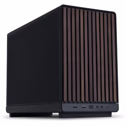 Lian Li A3-mATX, Micro Tower, PC, Noir, Bois, micro ATX, Micro-ITX, Acier, 16,5 cm