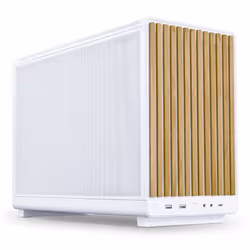 Lian Li A3-mATX, Micro Tower, PC, Blanc, Bois, micro ATX, Micro-ITX, Acier, 16,5 cm