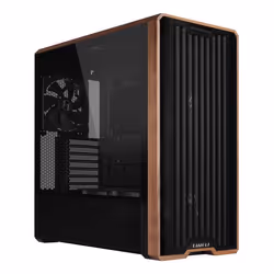 Lian Li Lancool LAN217X, Midi Tower, PC, Noir, Bois, ATX, EATX, SSI EEB, Acier, Verre trempé, Bois, 18 cm