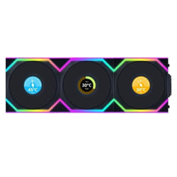 Ventilateur - LIANLI - Uni Fan SL 120 LCD ARGB - Noir - Écran LCD - Connecteur 4 broches