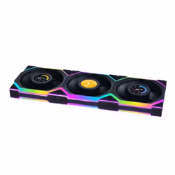 Lian Li UNI FAN SL Wireless LCD 120 Reverse Blade Boitier PC Ventilateur 12 cm Noir 3 pièce(s)