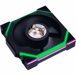 Lian Li UNI FAN SL Wireless LCD 120 Reverse Blade Boitier PC Ventilateur 12 cm Noir 3 pièce(s) - Vue supplémentaire 4