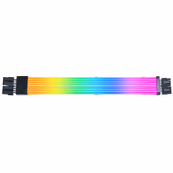 Lian Li PW8-1W-CPU, 2×8-PIN, Mâle/Femelle, Silicone, Élastomère thermoplastique (TPE), 0,26 m, 1 pièce(s)