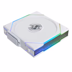 Lian Li Uni Fan TL Wireless Lüfter ARGB PWM - 120 mm weiß, Ventilateur, 12 cm, Blanc