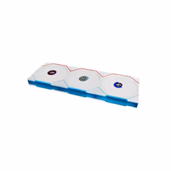 Lian Li 12RTLLCD1W3W, Ventilateur, 12 cm, 350 tr/min, 1900 tr/min, Blanc