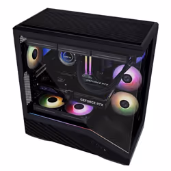 Lian Li Vector V100 Midi Tower Noir, Transparent - Vue supplémentaire 8