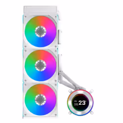 Lian Li GA II Hydroshift II LCD-C 360CL Processeur Refroidisseur de liquide tout-en-un 12 cm Blanc 1 pièce(s) - Vue supplémentaire 2