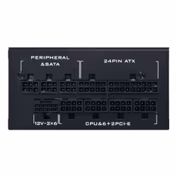 Lian Li SP0850P unité d'alimentation d'énergie 850 W 24-pin ATX SFX Noir - Vue supplémentaire 4