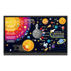 BenQ RP8602 tableau blanc interactif et accessoire 2,18 m (86") 3840 x 2160 pixels Écran tactile