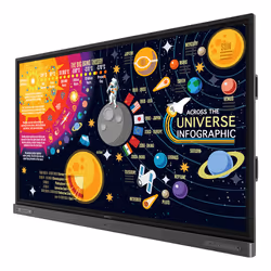 BenQ RP8602 tableau blanc interactif et accessoire 2,18 m (86") 3840 x 2160 pixels Écran tactile
