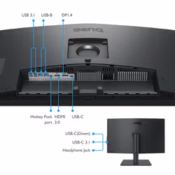 BenQ PD2705U Écran IPS 27 Pouces 4K UHD 60 Hz Noir - Vue supplémentaire 4