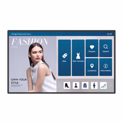 BenQ IL5501 Panneau plat de signalisation numérique 55" IPS 400 cd/m² 4K Ultra HD Noir Écran tactile Intégré dans le processeur Android 8.0 24/7
