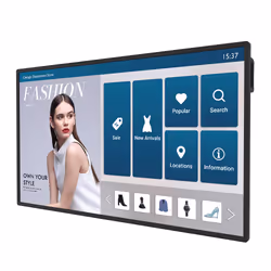 BenQ IL5501 Panneau plat de signalisation numérique 55" IPS 400 cd/m² 4K Ultra HD Noir Écran tactile Intégré dans le processeur Android 8.0 24/7