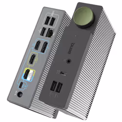 BenQ beCreatus DP1310, Station d'accueil, Noir, Avec fil, 3,5 mm, 156 mm, 103 mm