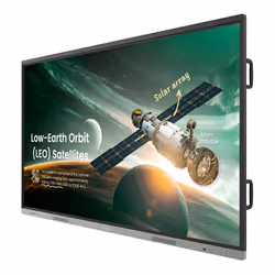 BenQ RE6503A tableau blanc interactif 65" 3840 x 2160 pixels Écran tactile Noir