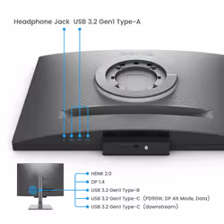BenQ RD280U écran plat de PC 28.2" 4K Ultra HD Noir - Vue supplémentaire 6